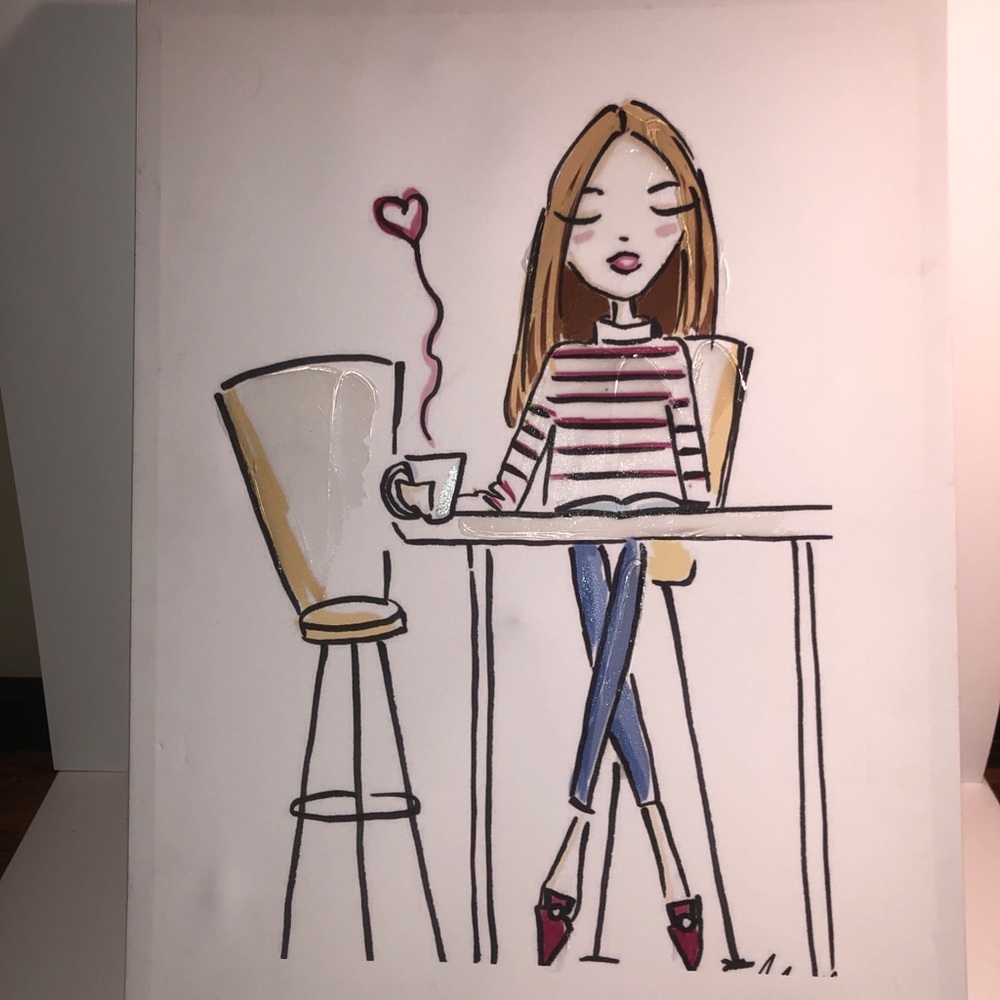 Pre-owned Monica Lee Textured Canvas Print